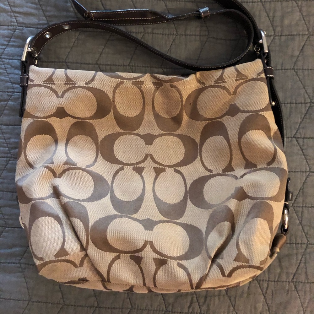 Vintage coach cross body bag